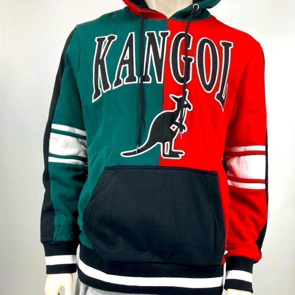 NWT  Kangol Men’s Colorblock Hoodie Size XL